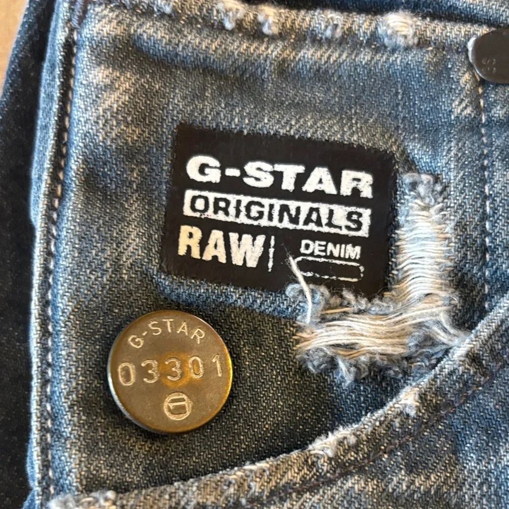 G-Star RAW Women’s Dark Blue 25/32 3301 Arc Loose Tapered Jeans - Picture 3 of 11